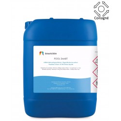 Chlore liquide pompe doseuse bidon consigné 20L (Hypochlorite de sodium 15% + additif)