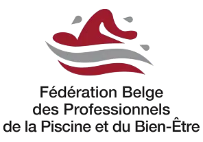 Logos de la Fédération Belge des Professionnels de la Piscine