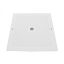 Couvercle Carré Pour Skimmer De Piscine - 25.5 X 25.5 Cm - Blanc - Hayward