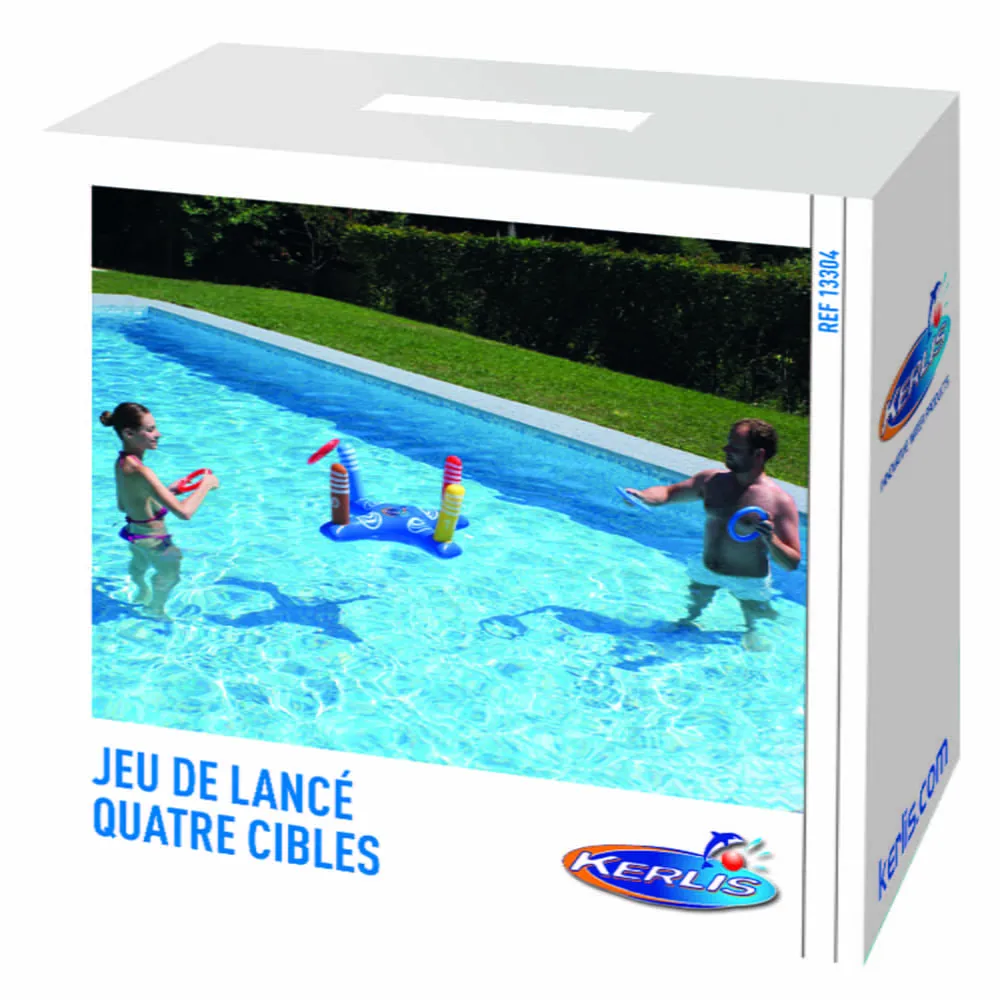 [13304] Jeu de lancé quatre cibles