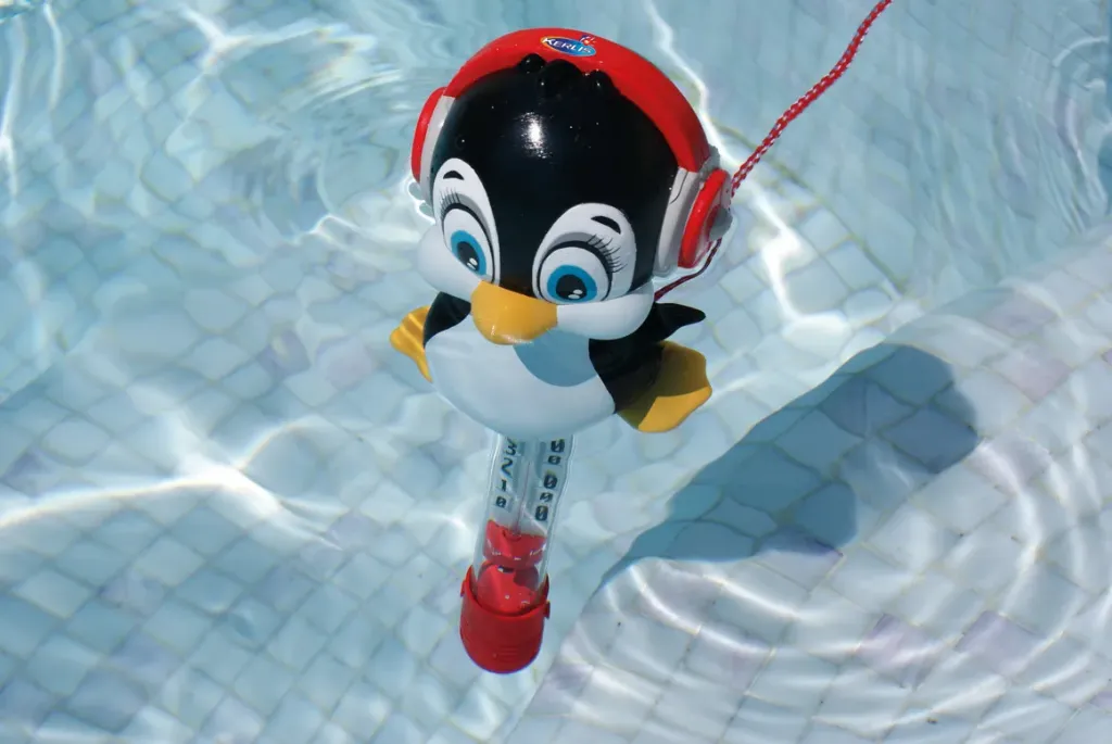 [14036] Thermomètre De Piscine Pingouin
