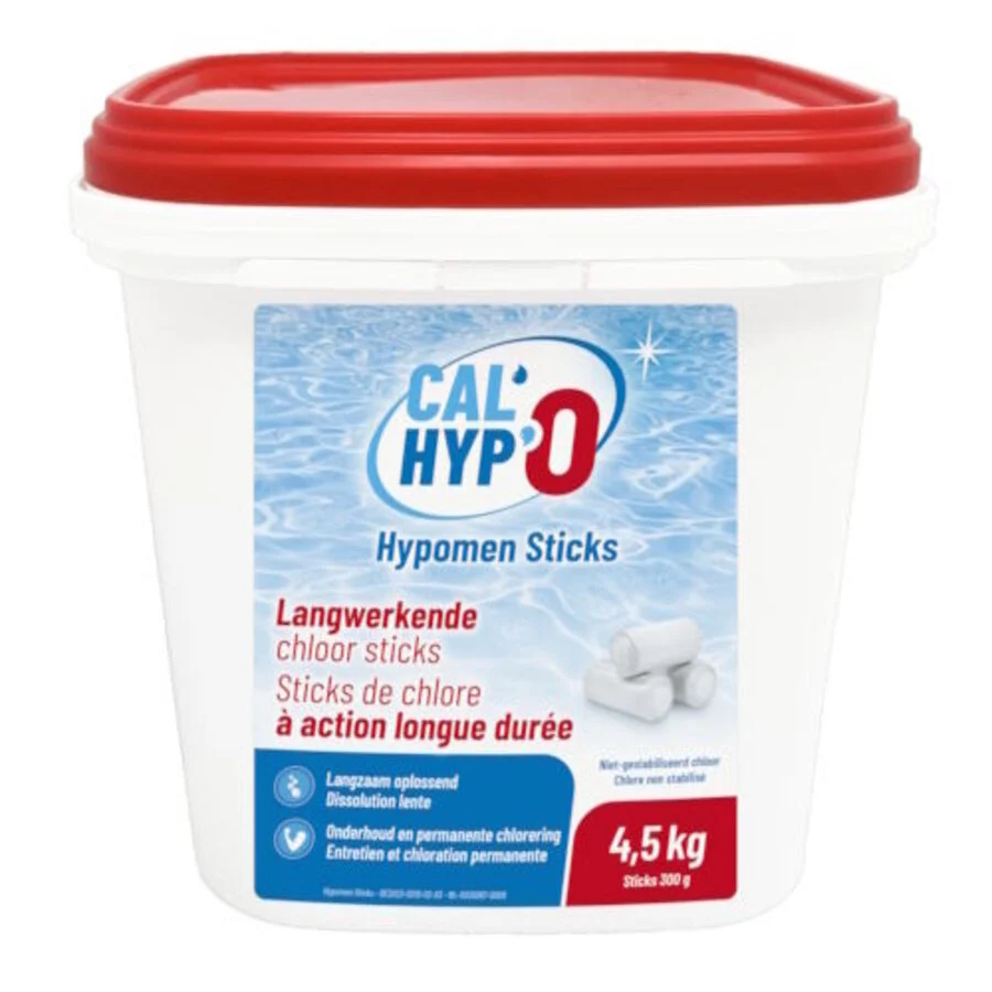Cal’Hyp'0 Hypomen stick de chlore sans stabilisant 4.5Kg