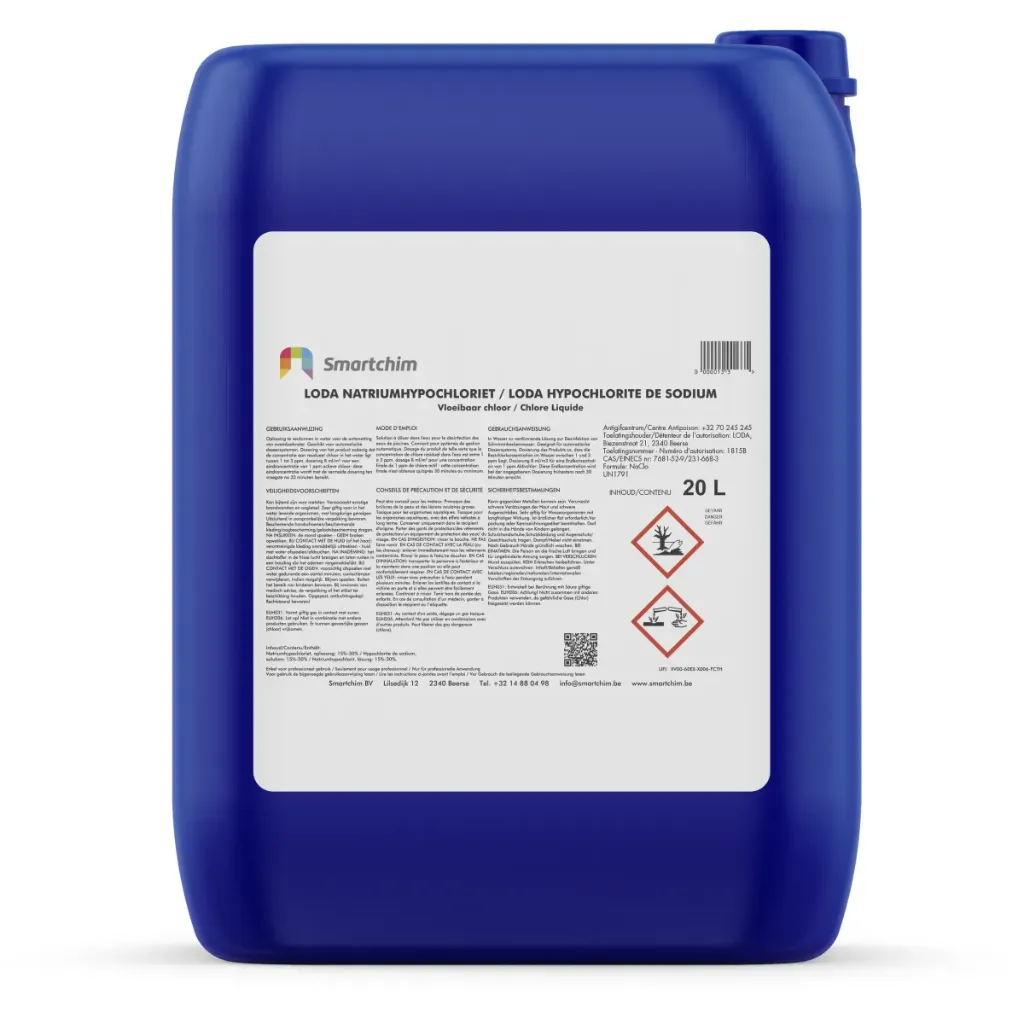 Chlore liquide 20L (non cautionné)