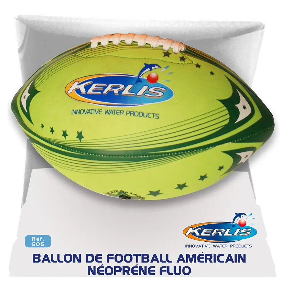 [605] Ballon De Football Américain Néoprène Fluo