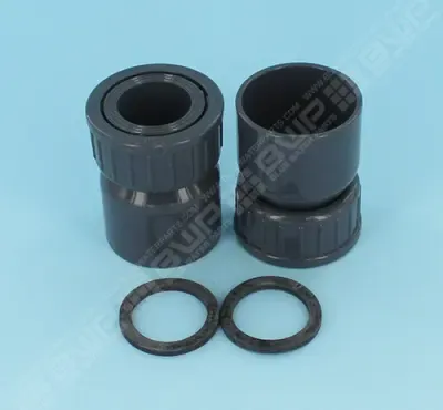 [W20RDU00] Jeu de 2 raccords demi-union 1"1/2 50mm + joint(ZODIAC)