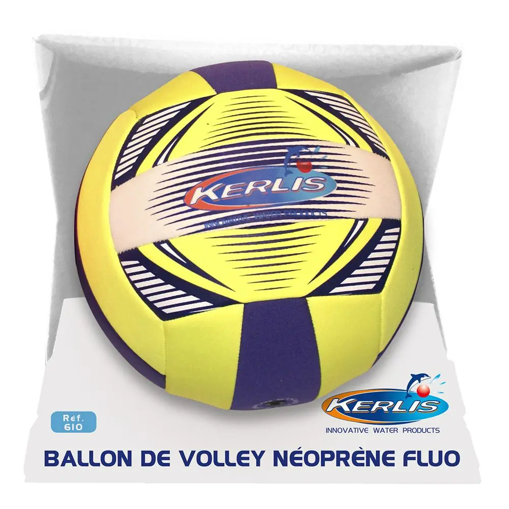 [610] Ballon De Volley Néoprène Fluo