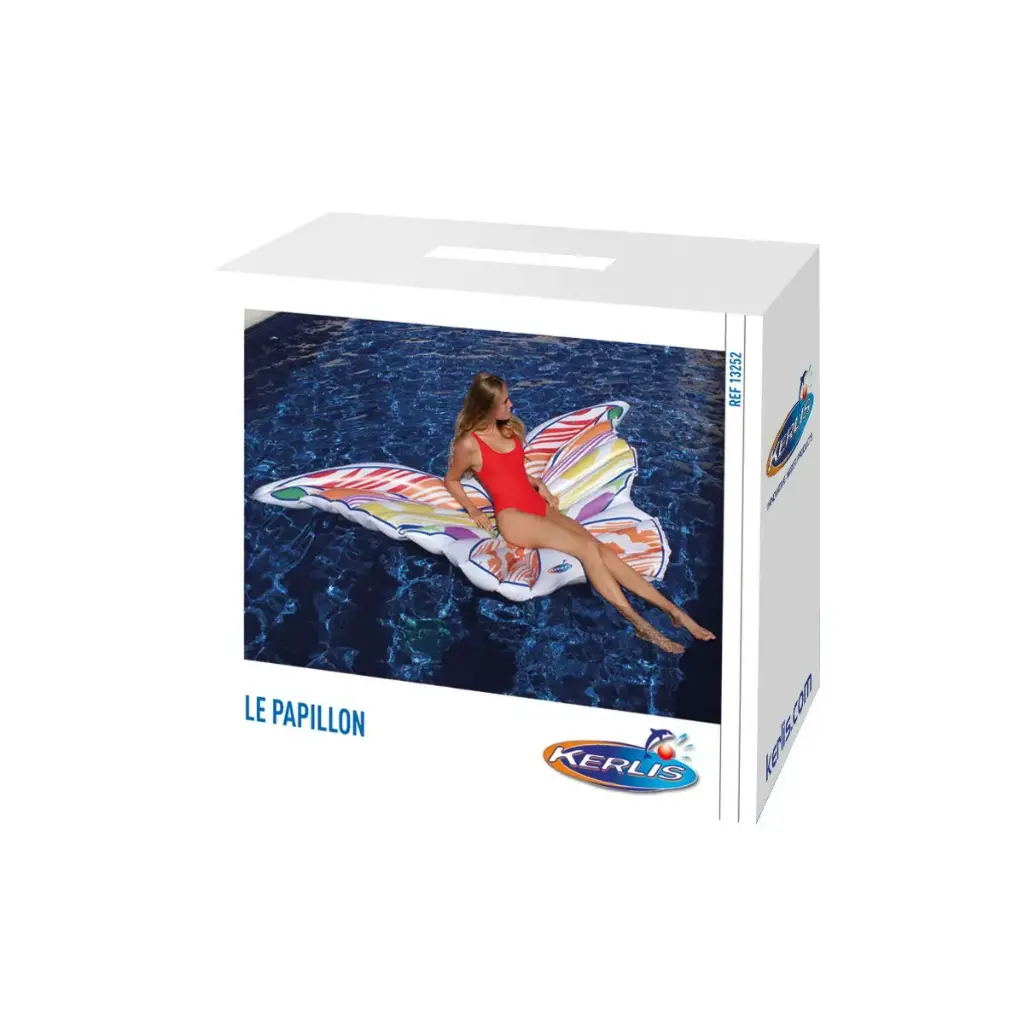 Matelas piscine papillon