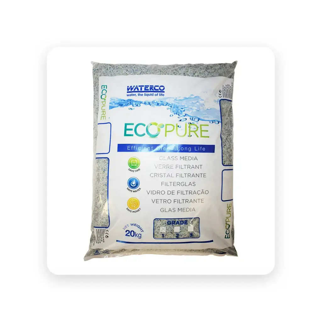 [RD383P] Média verre filtrant - Waterco EcoPure (3.0 - 6.0 mm)