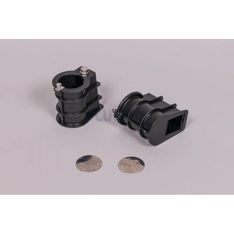 [4401010101] Ancrage d'echelle + FV pour tube Ø43 avec prise de terre x2