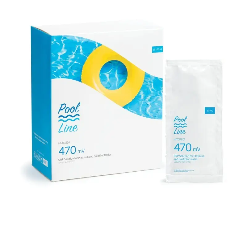 [HI700224] Solution de calibrage Redox 470mv - Pool Line