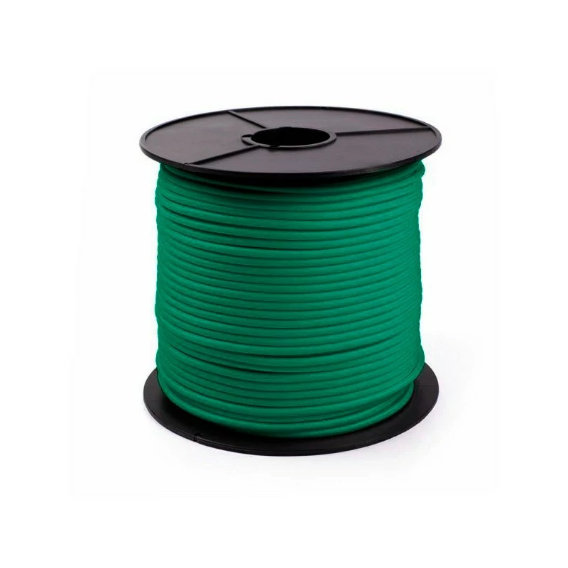 [NIC-700-0011] Corde élastique au mètre : 8mm Vert (1m)