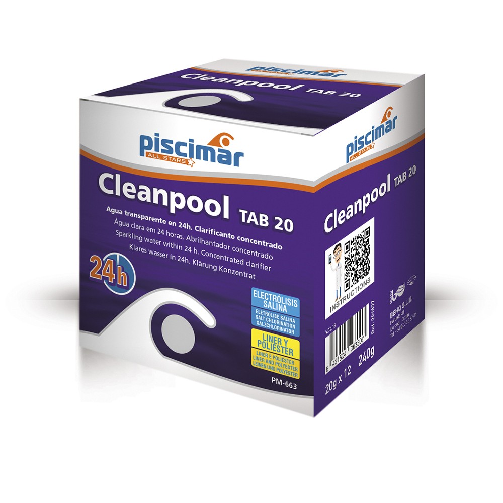 [PM-663] Piscimar Cleanpool Tab 20
