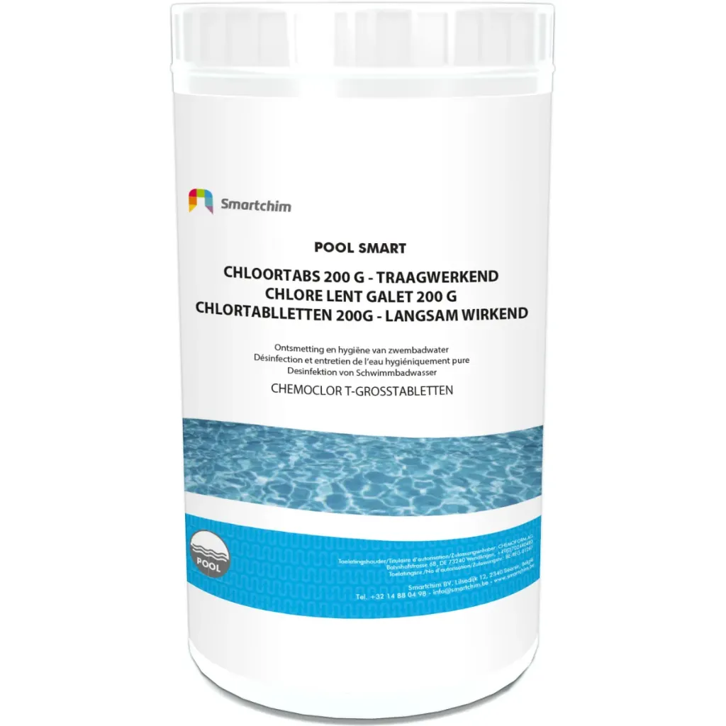 [PSMTAB200-1KG] Chlore lent en galet de 200g  1kg