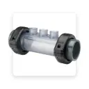 Porte sonde transparent avec raccordement 3 x 1/2"F