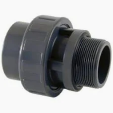 Raccord union 3 pièces avec joint 50 à coller - 1-1/2" mâle à visser