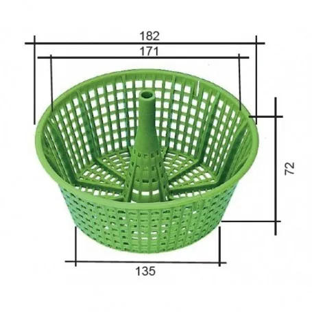 Panier De Skimmer MTS Vert V10 / V20 / VS30