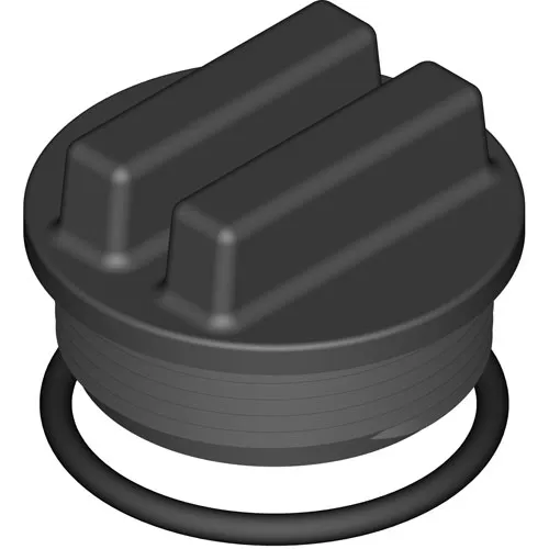 [SP1022CEDGR] Bouchon prise balai/refoulement Hayward avec joint gris foncé.