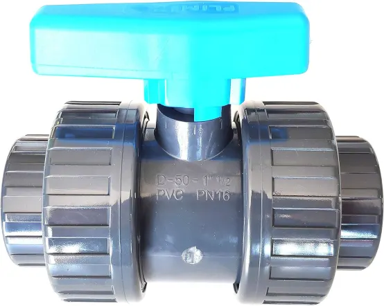 [VAC50] Vanne à bille à coller 50-50 (bleu)